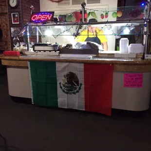 Steaming station for meat!