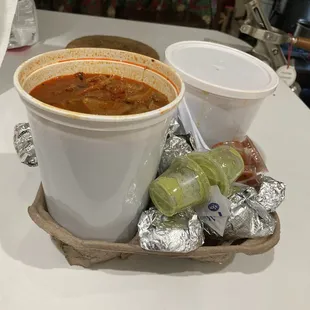 2 Menudo delivery. Very well packaged!