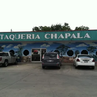 sushi and sashimi, outside