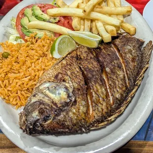 Mojarra frita