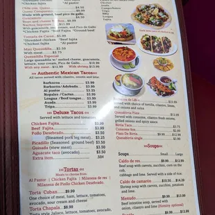 menu, sushi and sashimi