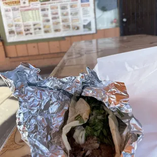 Barbacoa taco