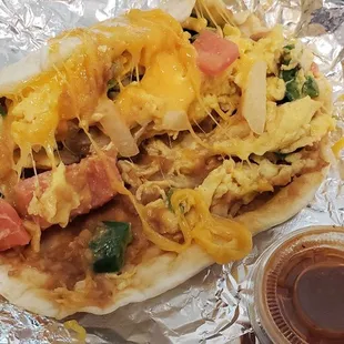 Breakfast taco Ala Mexicana