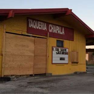 Looks like a vehicle took &quot;drive thru&quot; too literally.  Has business closed.