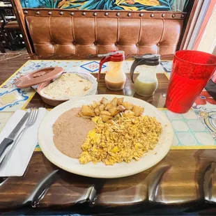 Chorizo/Egg Breakfast Plate