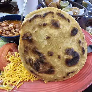 Barbacoa gordita plate