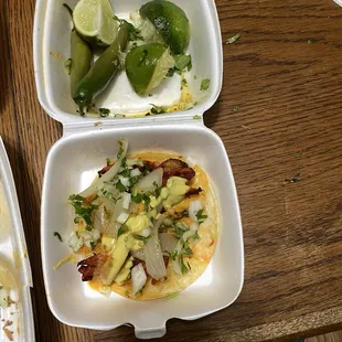 Maiz trompo after dressing