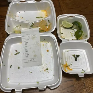 Tacos AFTER they met my "pie hole"! Notice how little grease!!