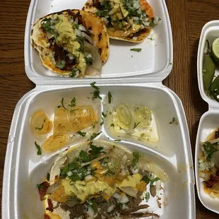 Tacos AFTER "dressing" and prior to eating!