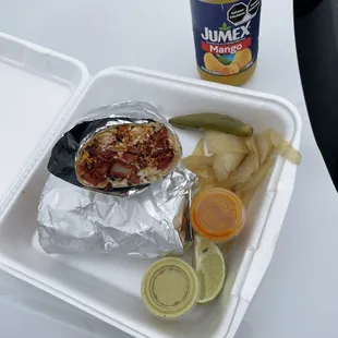 Pastor Breakfast Burrito