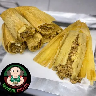 Red Pork &amp; Green Chicken Tamales
