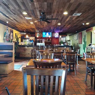 the interior of a restaurant