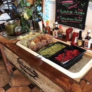 Salsa bar