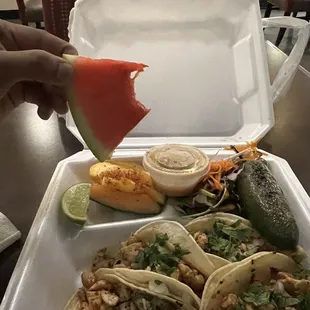 Pollo tacos