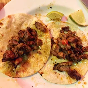 OMG!  Sooooooo GOOD!!!! Pork Taco with corn tortilla.