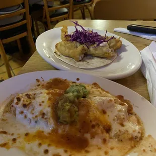 Enchilada! The cheese was really good!!