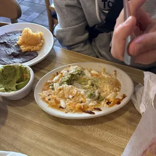 the cheese enchiladas