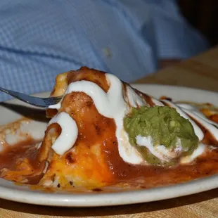 Beef enchilada