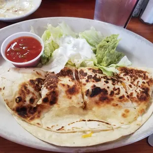 Quesadilla plate