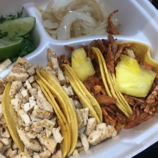 Tacos de pollo, y de pastor !