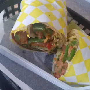 Veggie burrito