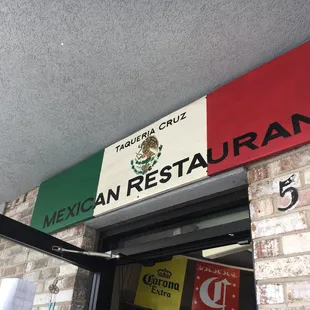 a mexican restaurant sign