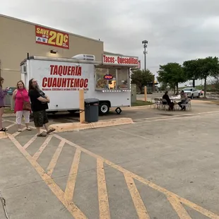 sushi and sashimi, outside