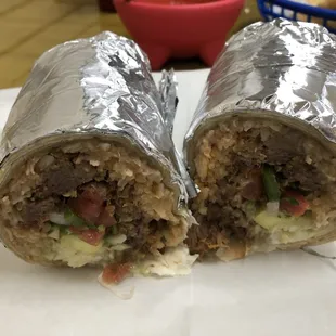 Carnitas burrito.