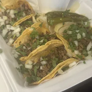 Oder of street tacos