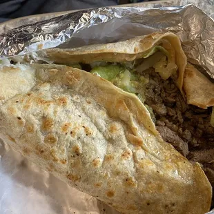Fajita burrito