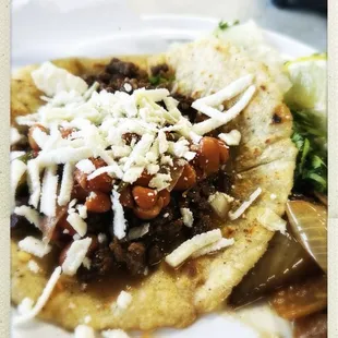 tacos charros - muy bueno