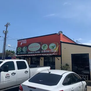 Front view of this corner taqueria