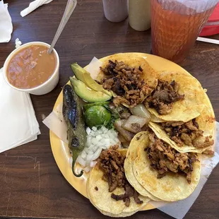 Mini-tacos al pastor