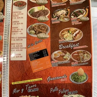 Menu page 6