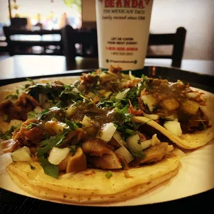 The power wrapped in your palm Show it to me Hit them with your wrath and thunder  Buche &amp; Carnitas Tacos from #taqueriadeanda