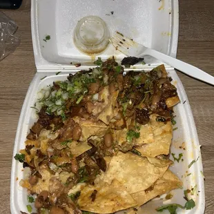 Al pastor nachos