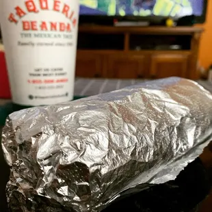 Chasing time from hour to hour I pour the drinks and crush the flowers  Al Pastor Burrito w/ everything from #taqueriadeanda