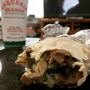 And you know it might not be that bad You were the best I'd ever had  Lengua Burrito w/ Everything from #TaqueriaDeAnda