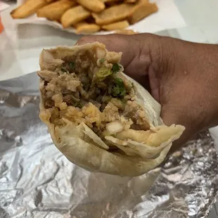 Carnitas burrito