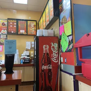 the interior of a restaurant