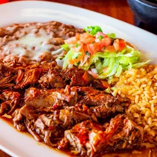 Birria plate combo