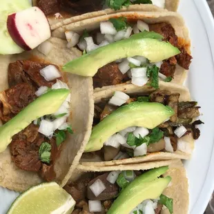 5 Taco Combo. Comes Rice and Beans and a drink.
