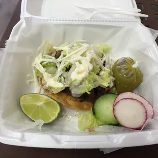 Carne Asada Tostada