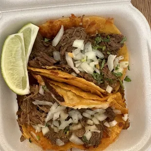 Birria tacos