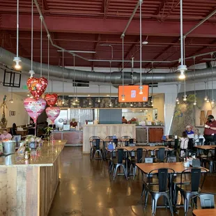 the interior of a restaurant