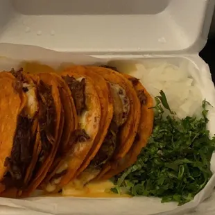 Birria tacos