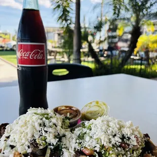Carne asada tostadas