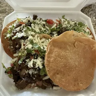 Carne Asada tostadas
