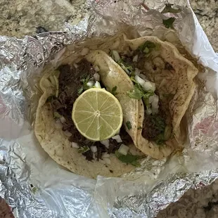 Traditional Barbacoa tacos