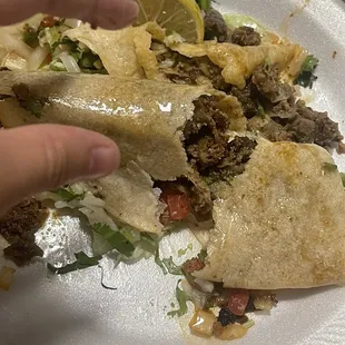 There was hair in my tacos